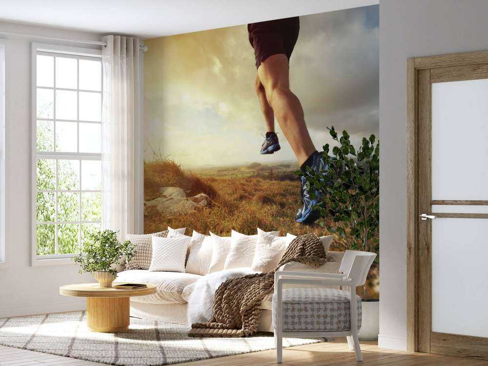 Jogger in Aktion