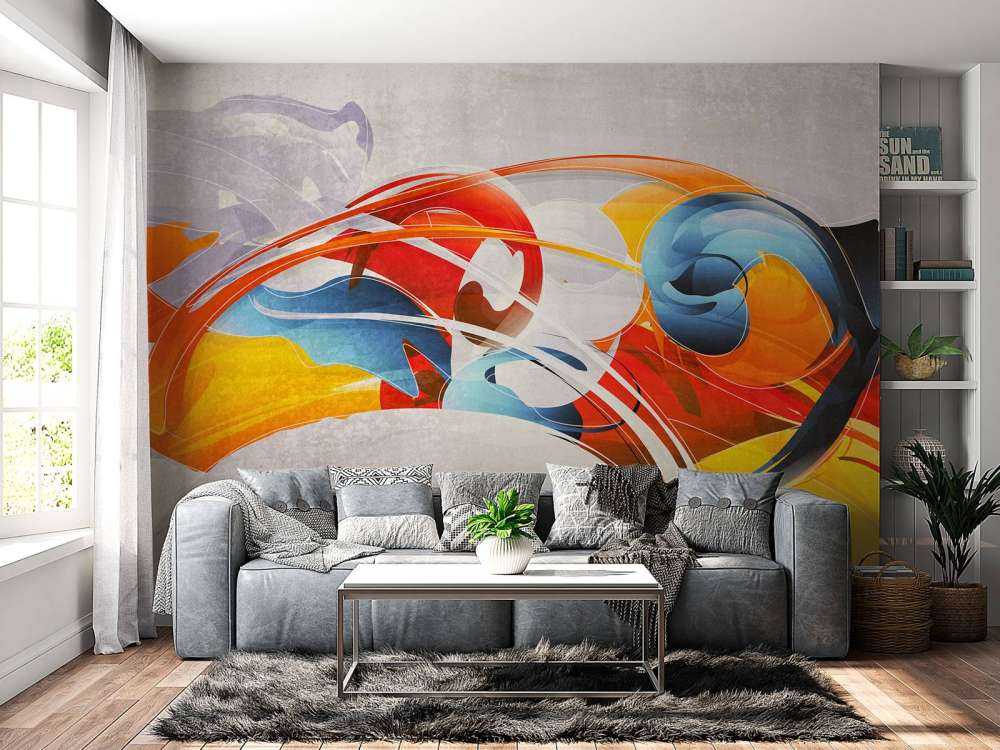 Graffiti auf Beton