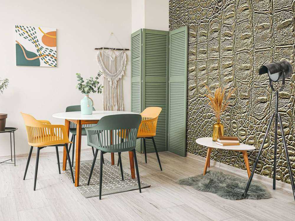 Haut eines Krokodils