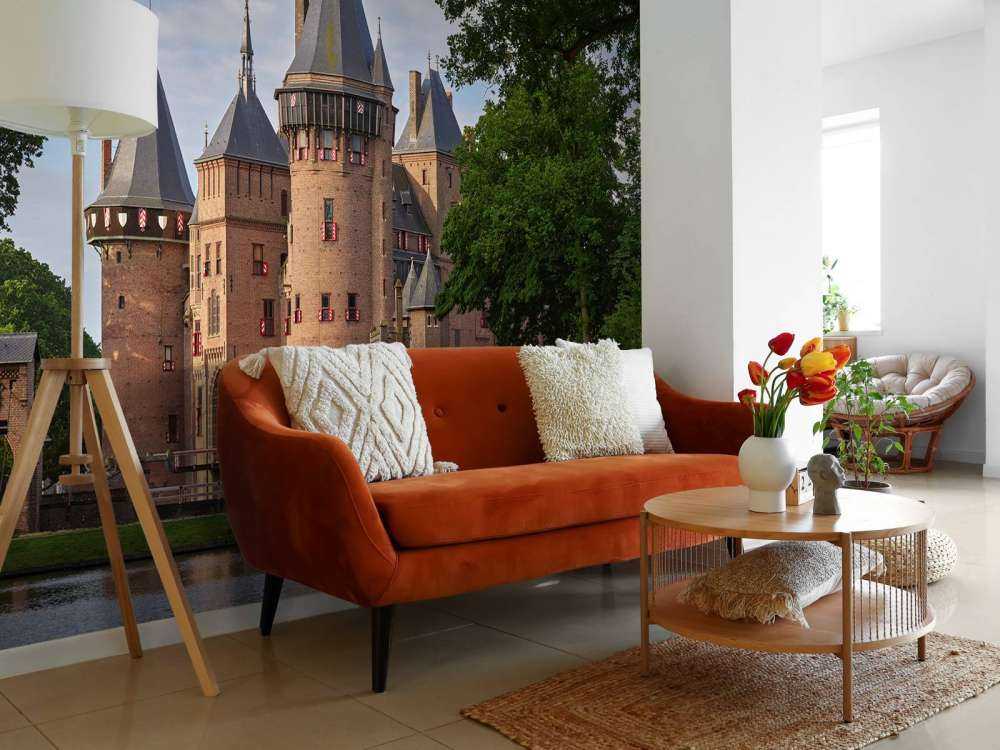 Schloss de Haar vom Garten aus