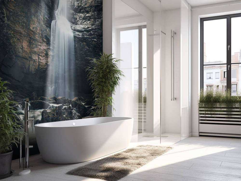 Höhle mit Wasserfall