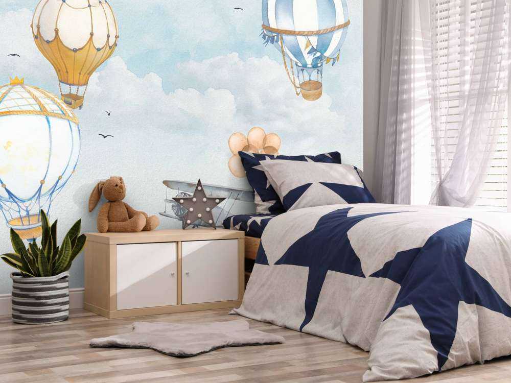 Luftballons blau