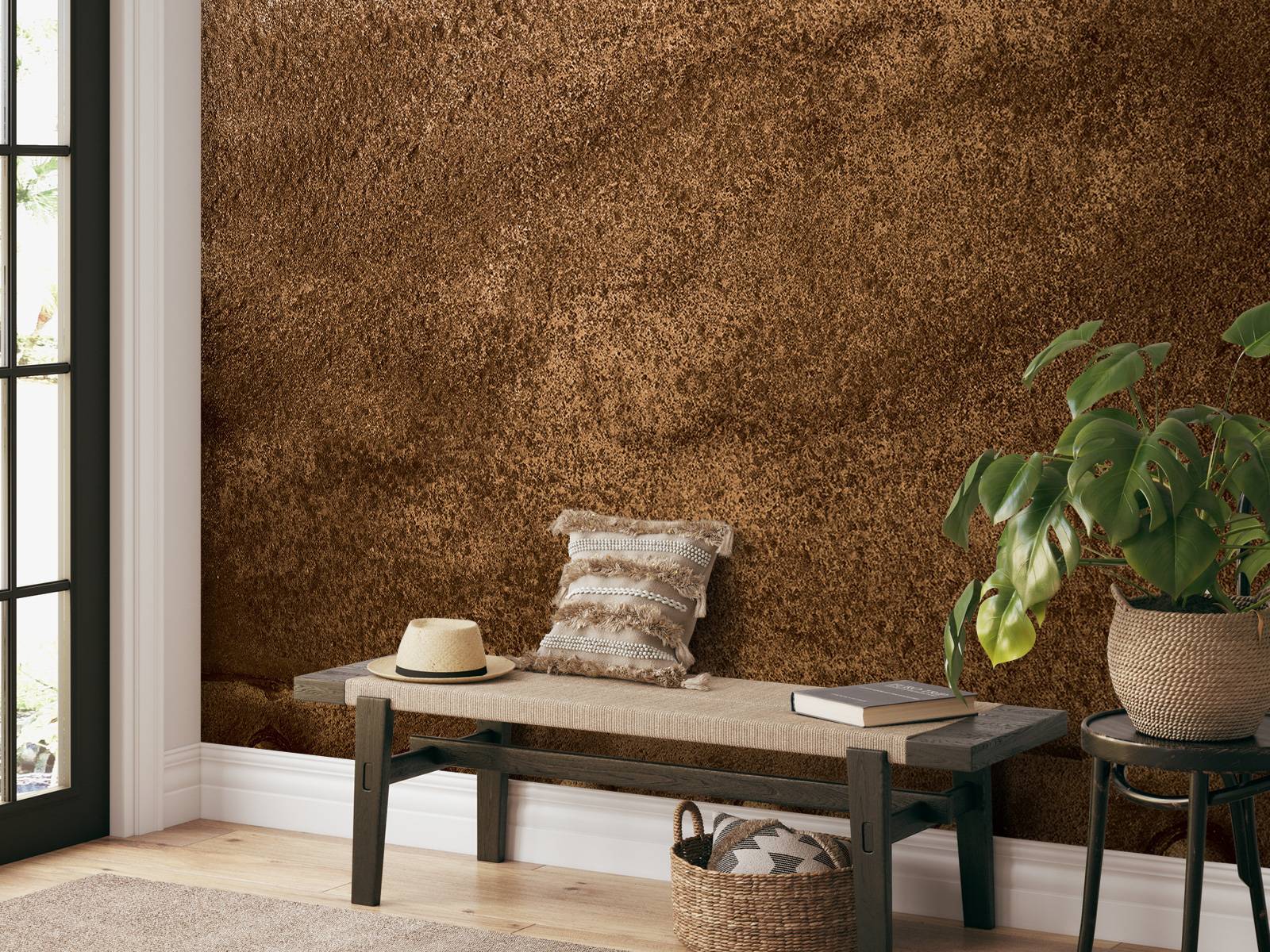 Brauner abstrakter Hintergrund - Fototapete, image size:1600x1200