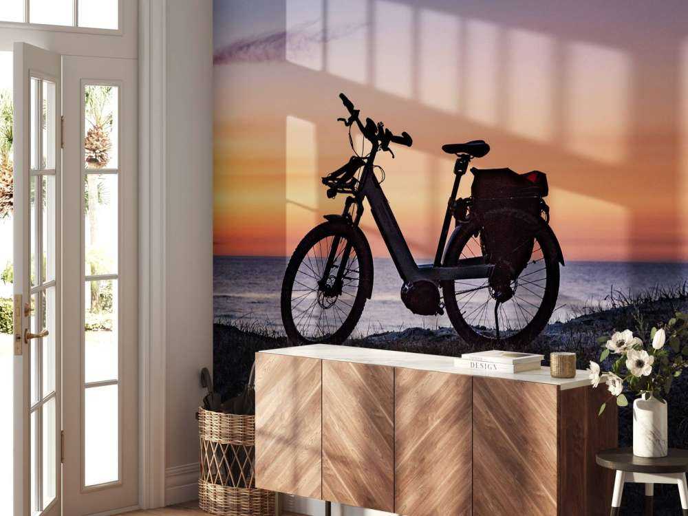 Fahrrad an einem Meer