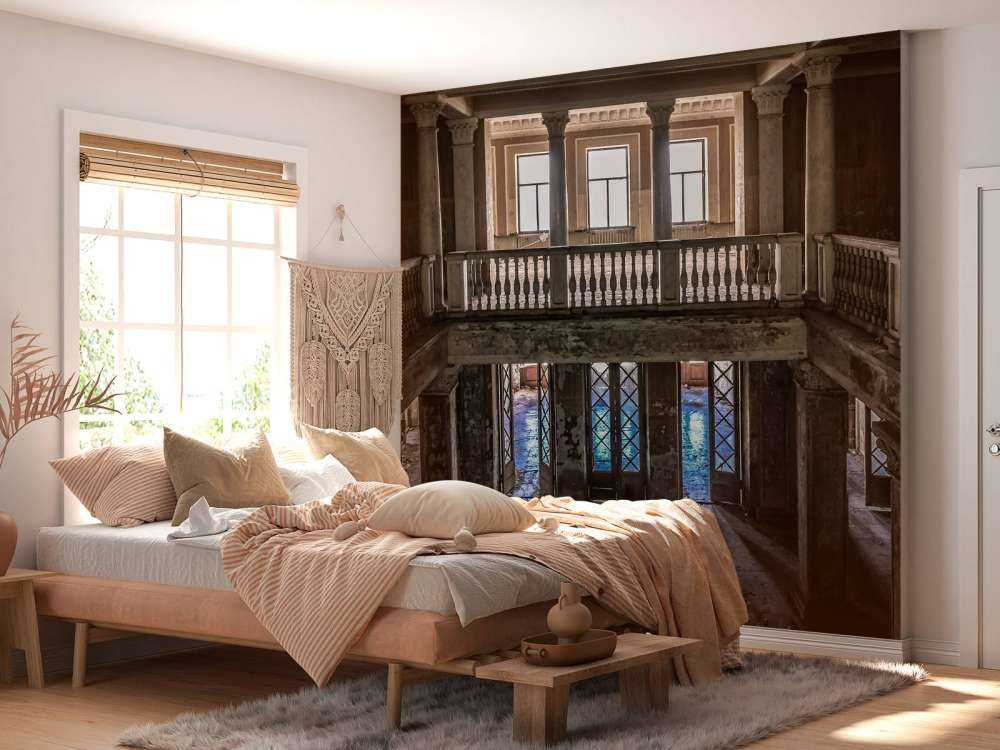 Ruiniertes altes Landhaus