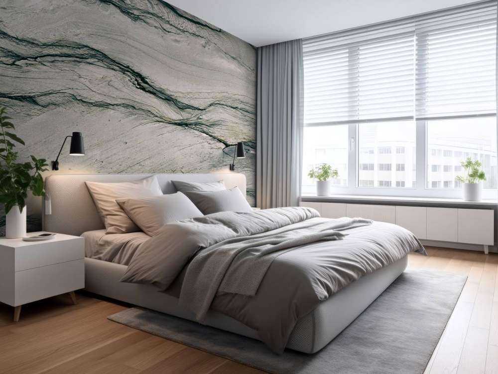 Geschichteter Marmor mit Tiefe