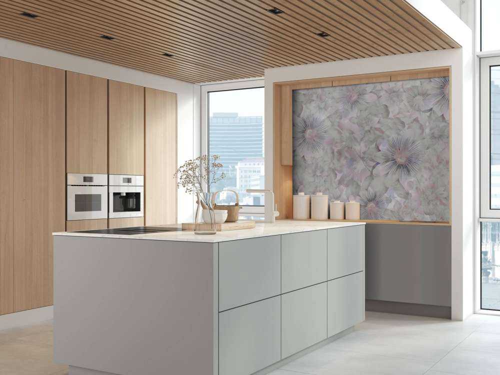 Botanische Aquarell-Eleganz Flieder-Dämmerung