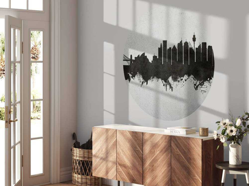 Aquarell-Skyline, Sydney