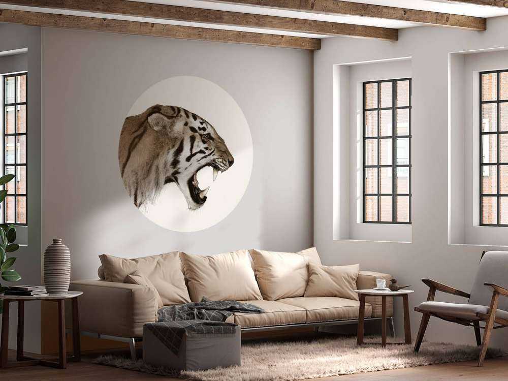 Brüllender Tiger cremefarben