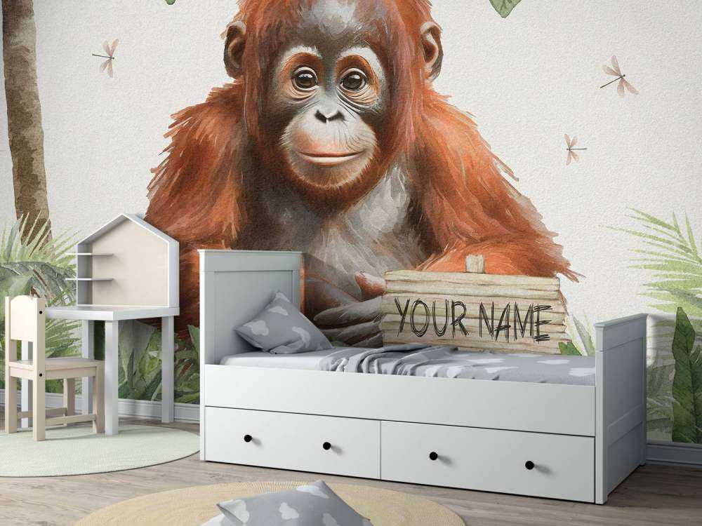 Junger Orang-Utan im Dschungel