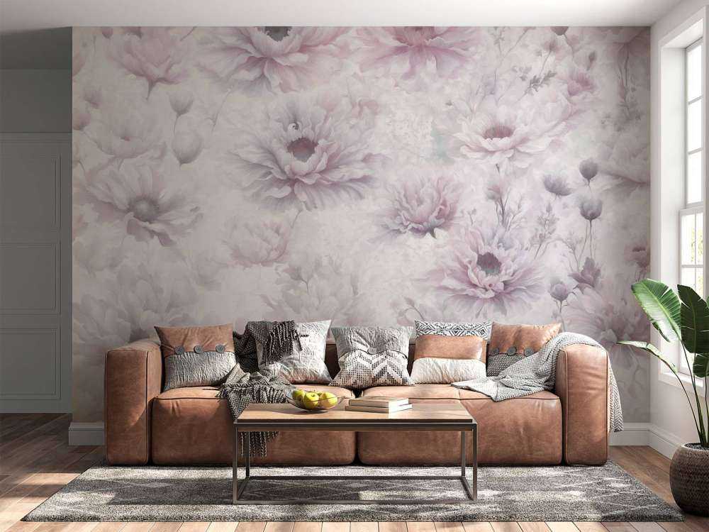 Romantische Wand Rosa