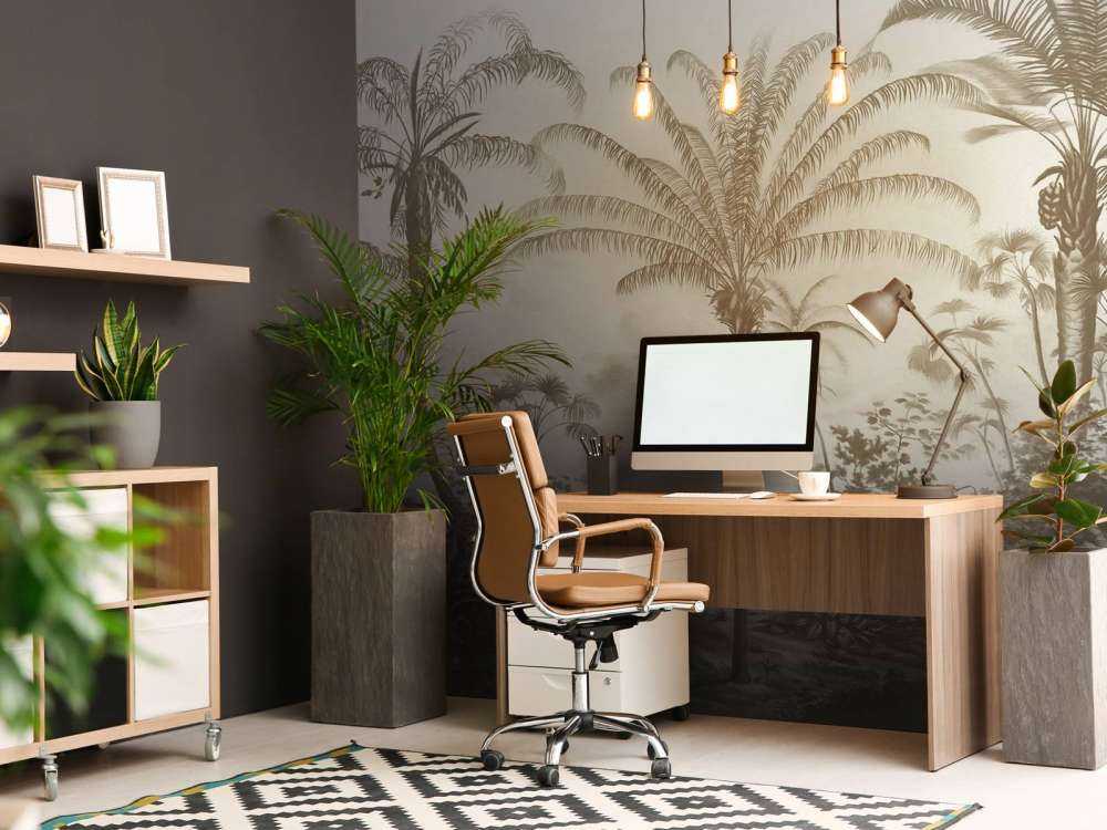Romantische Tropen Taupe