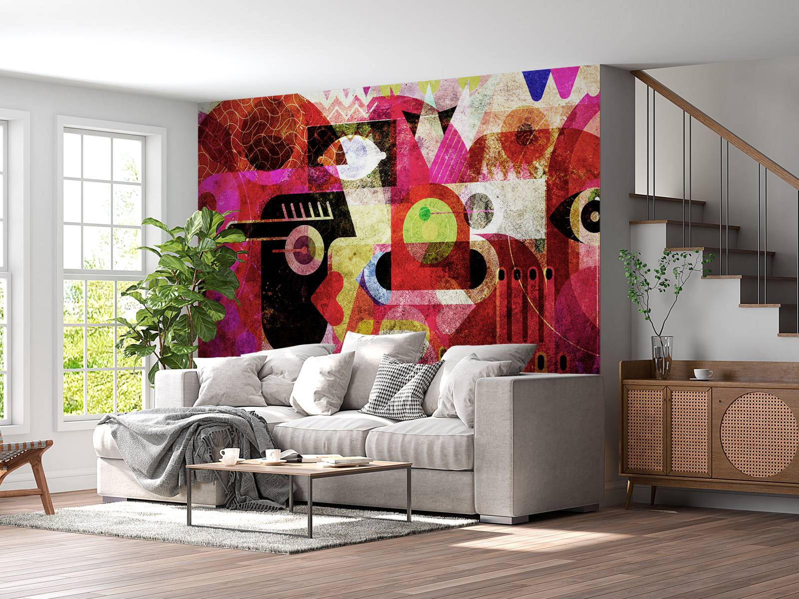 Graffiti-Gesichter
