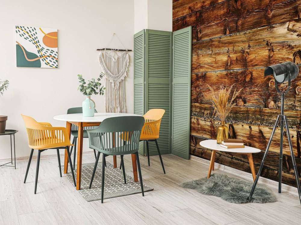 Geflammtes Holz