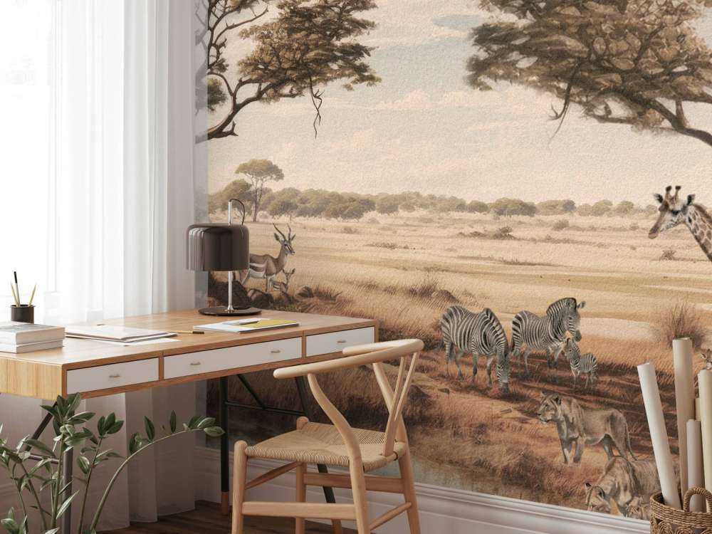 Safari-Landschaft