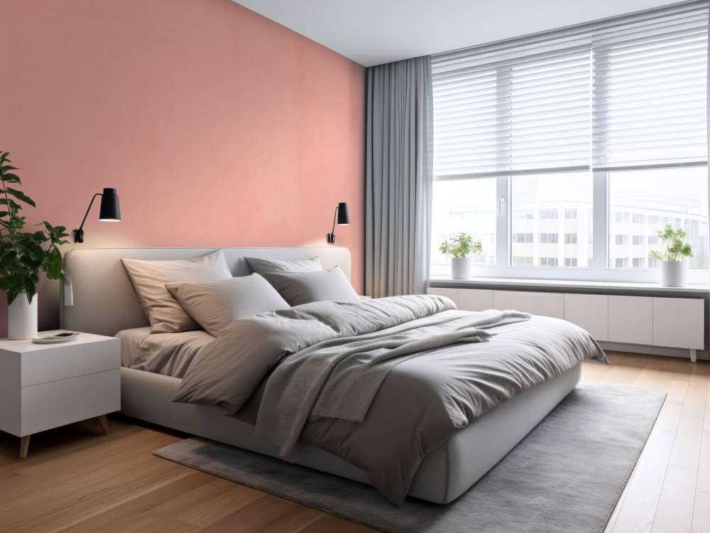 Pastellrosa Beton