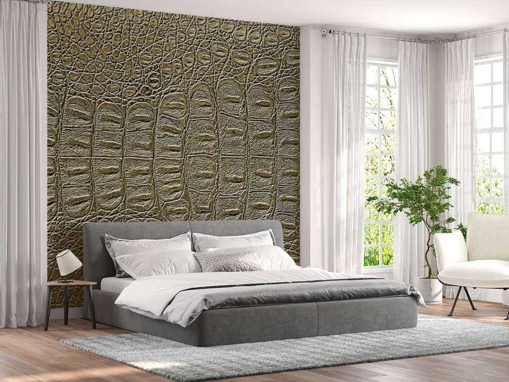 Haut eines Krokodils