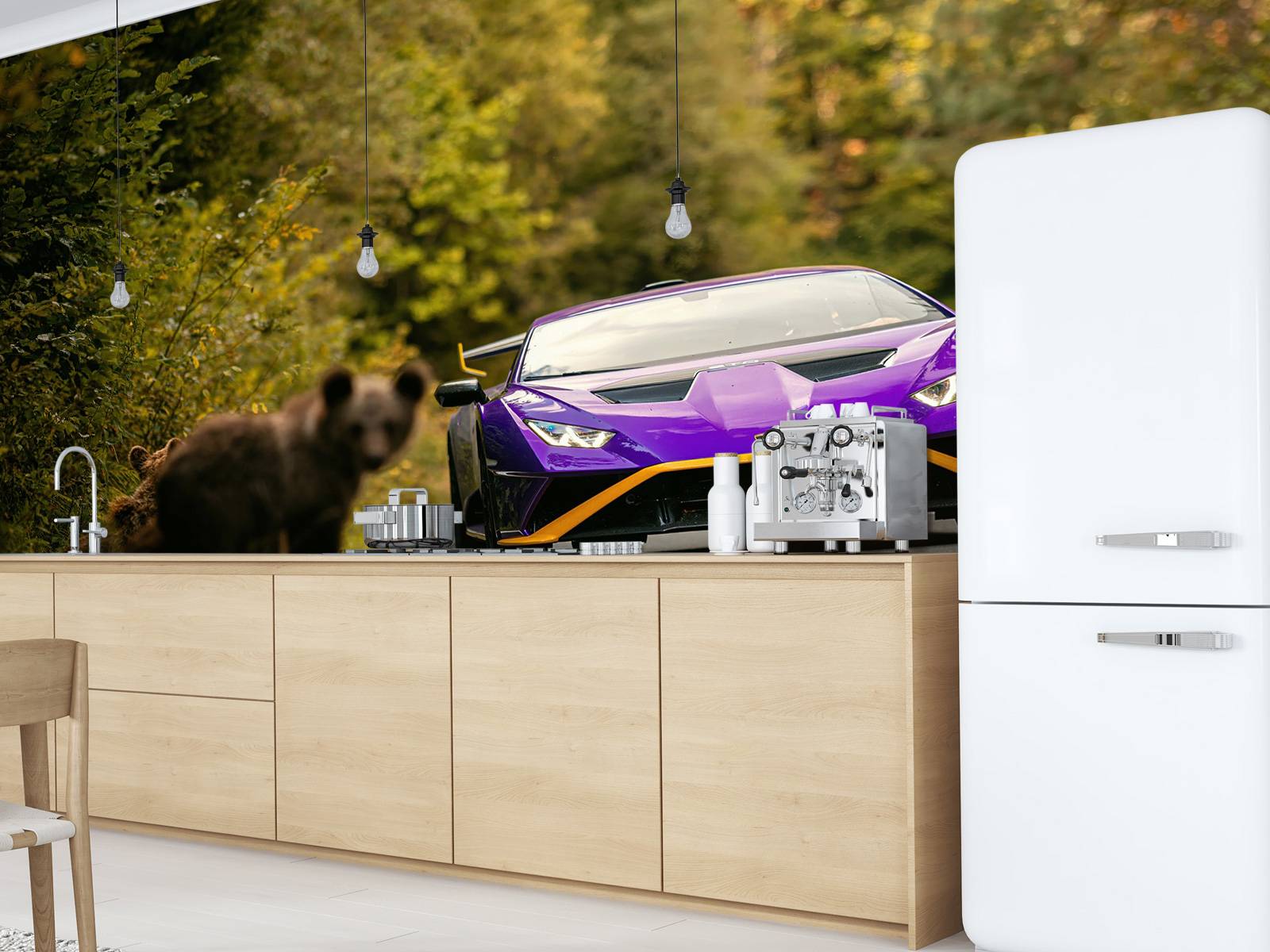Lamborghini vs. Wildnis