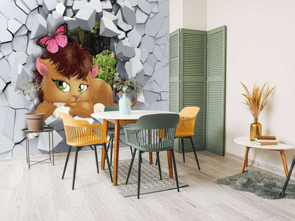 Löwe in einer Wand