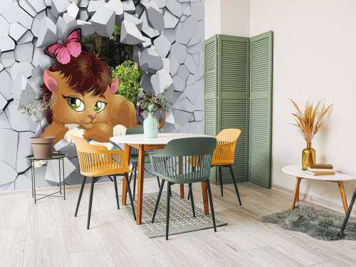 Löwe in einer Wand