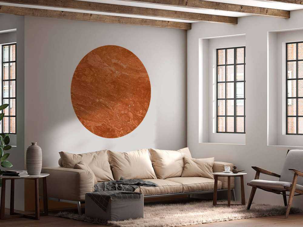 Terrakotta Marmor mit verspieltem Effekt