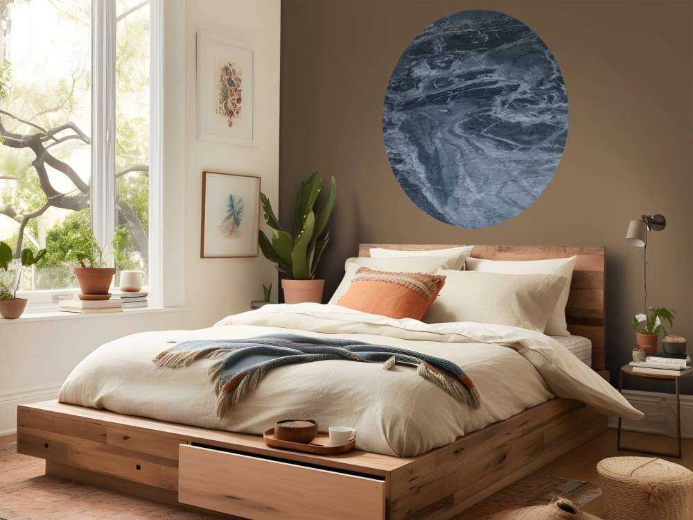 Marmor mit einem blauen Ton