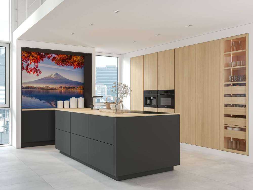 Der Berg Fuji im Herbst