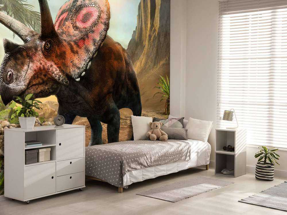 Torosaurus im Wald