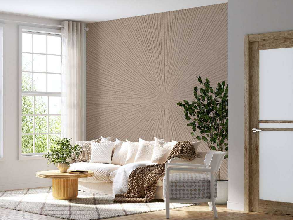 Textured Lines in Beige
