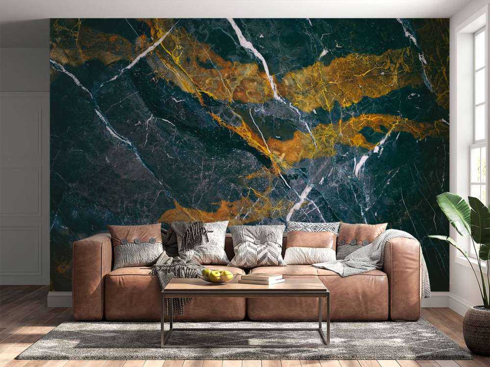 Geflammter Marmor