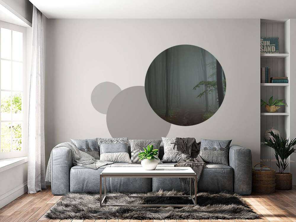 Panorama Nebeliger Wald