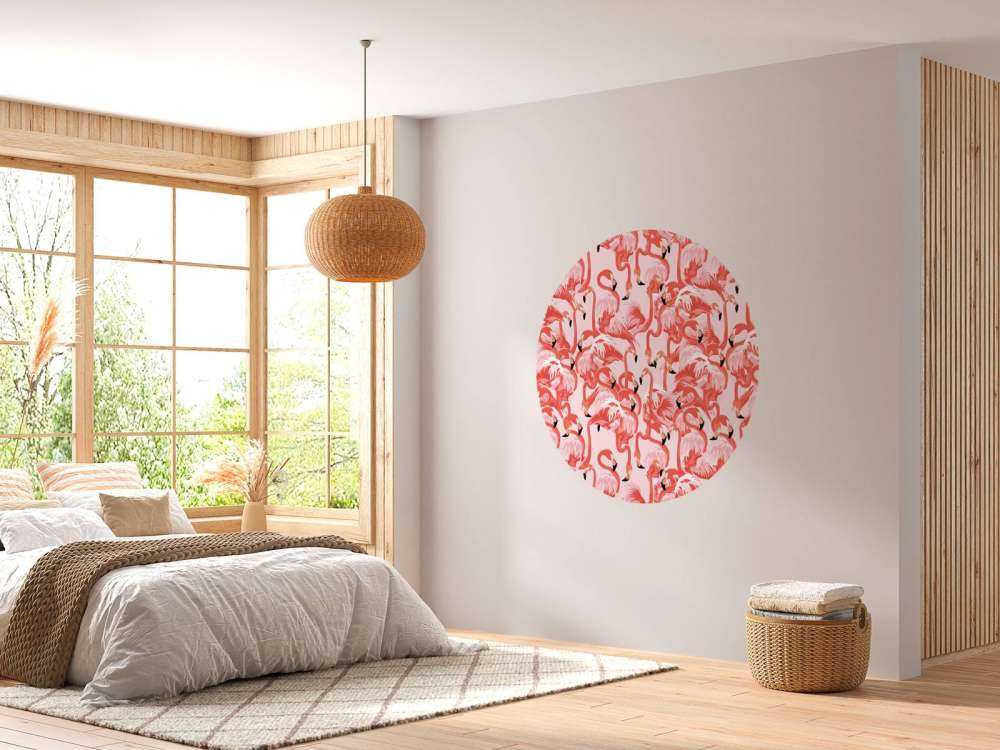 Exotische Flamingos