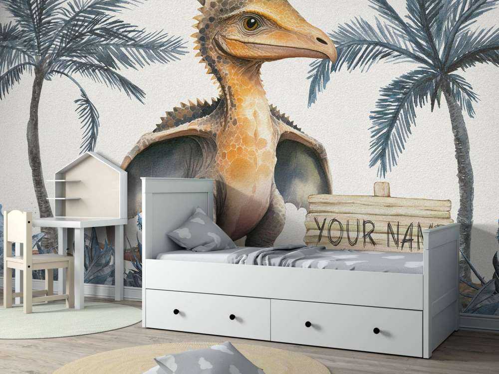Baby-Pteranodon im blauen Dschungel