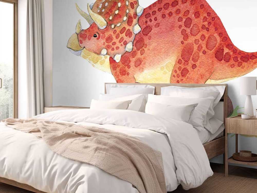 Süßer Triceratops Dinosaurier mit Triceratops