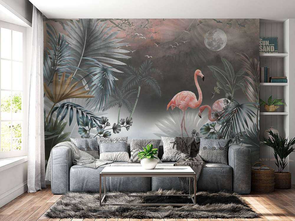 Flamingos bei Nacht