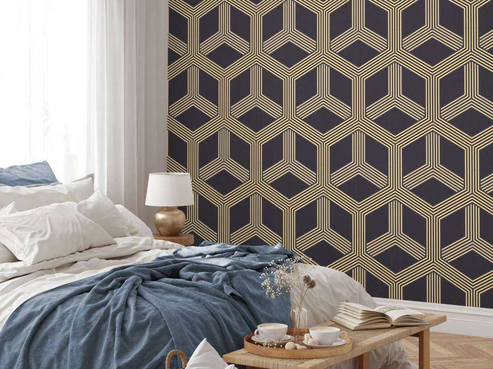 Illusionsmuster Art Deco