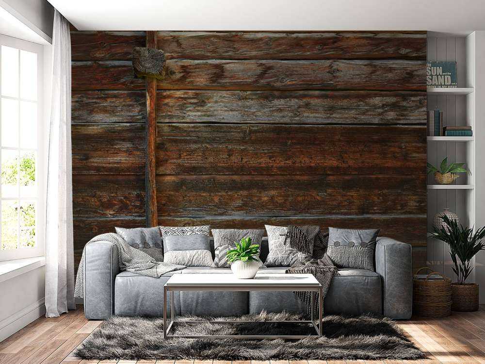 Altes Holz mit Stützbalken