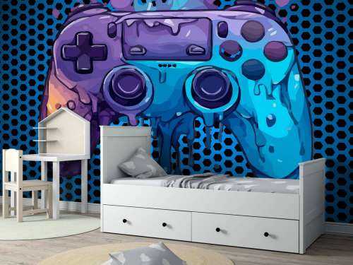 Schmelzender Gamer-Controller