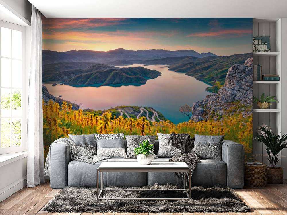 Sonnenaufgang auf dem Bovilla See