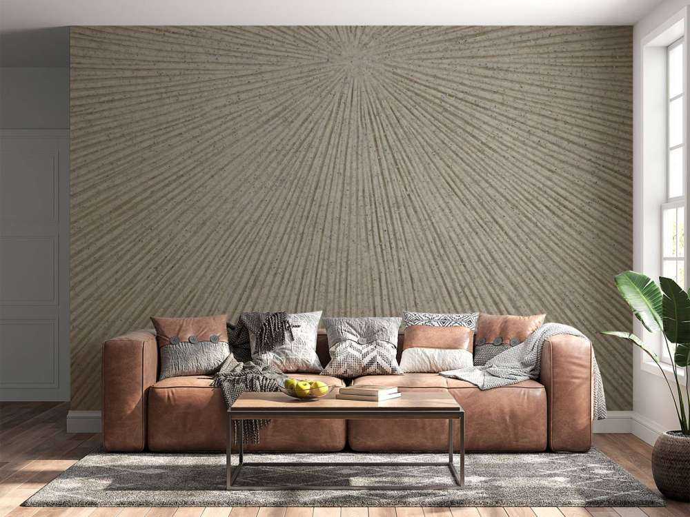 Textur mit Linien im Sand