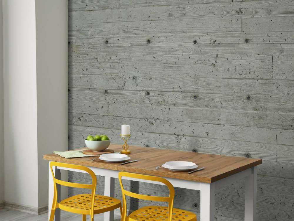 Beton mit Holzoptik