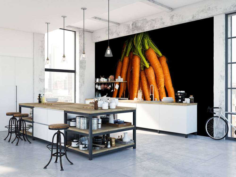 Orangene Wurzeln
