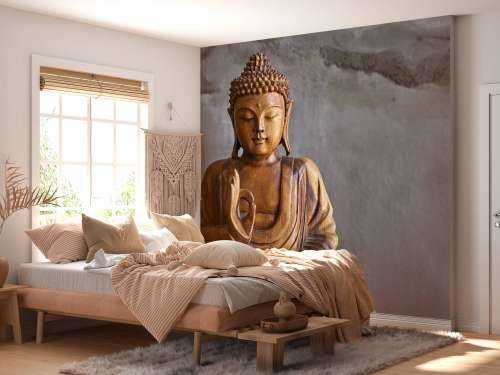 Buddha aus Holz