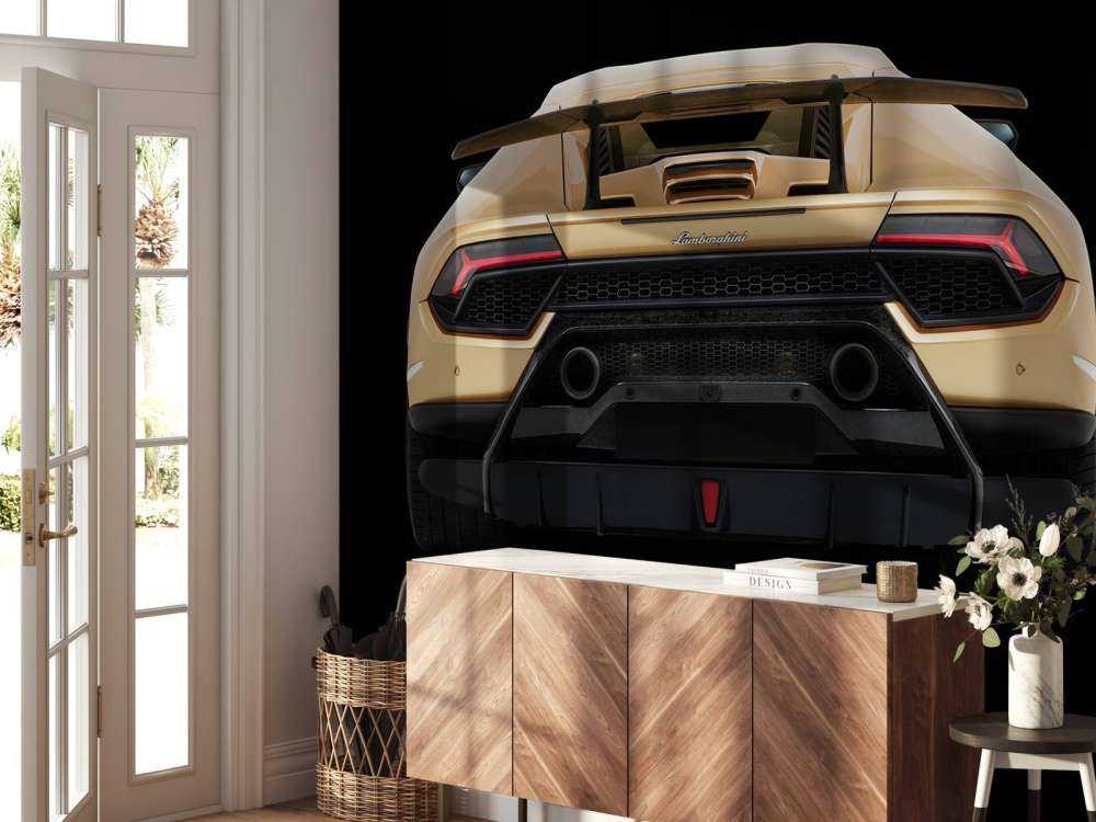 Lamborghini Huracán - Heckpartie, schwarz