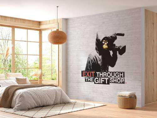 Banksy - ETTGS, white bricks