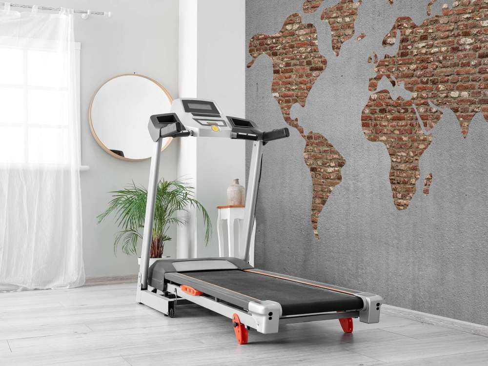 Weltkarte mit Ziegelsteinen