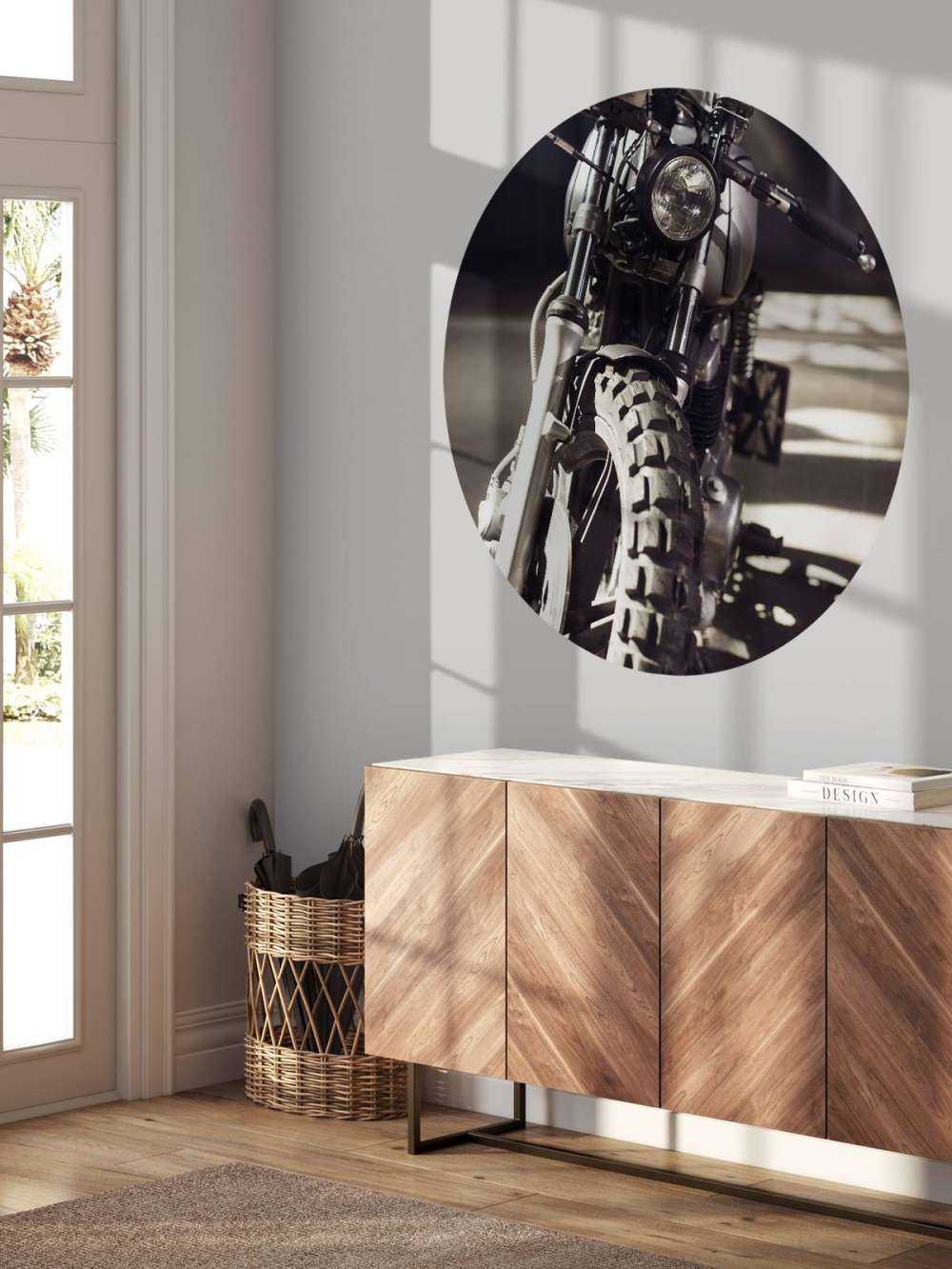Vorderansicht Motorrad