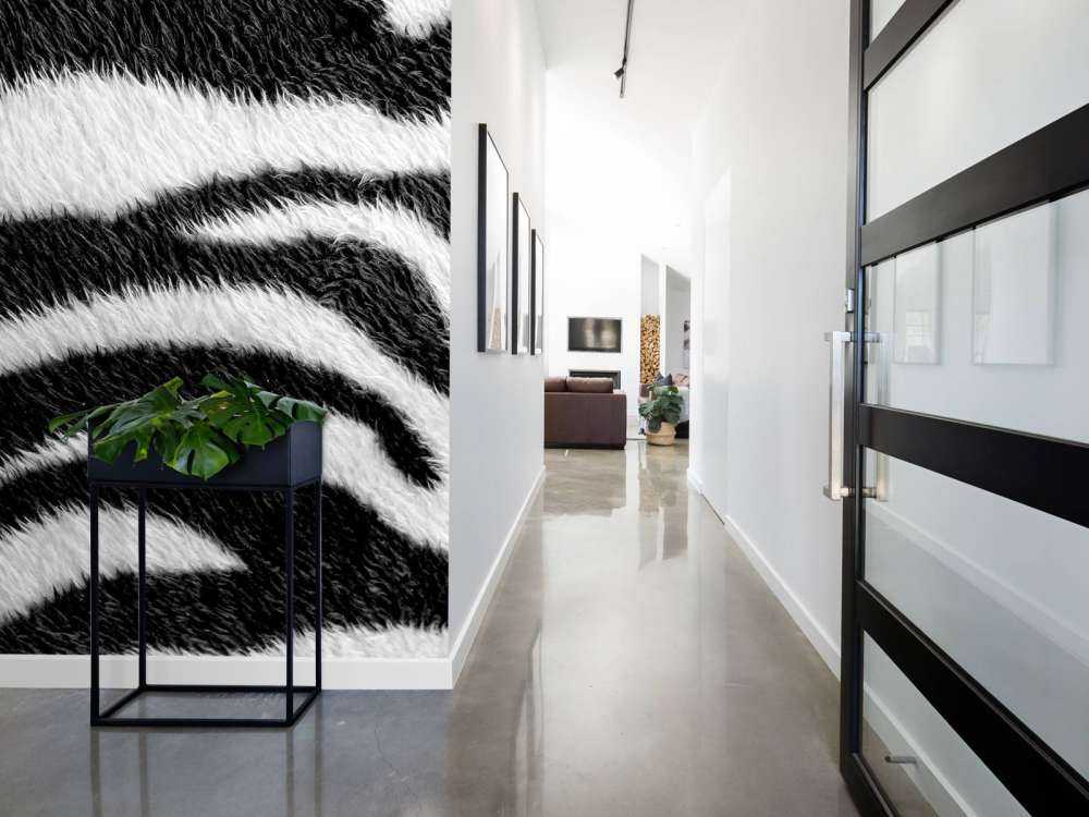 Nahaufnahme Zebrafell