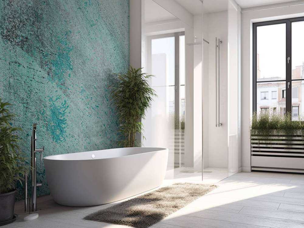 Grüne abstrakte Kunst