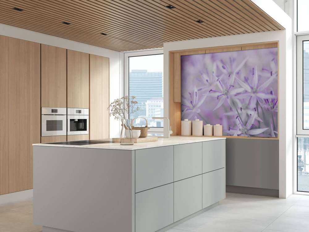 Nahaufnahme Allium-Blüten